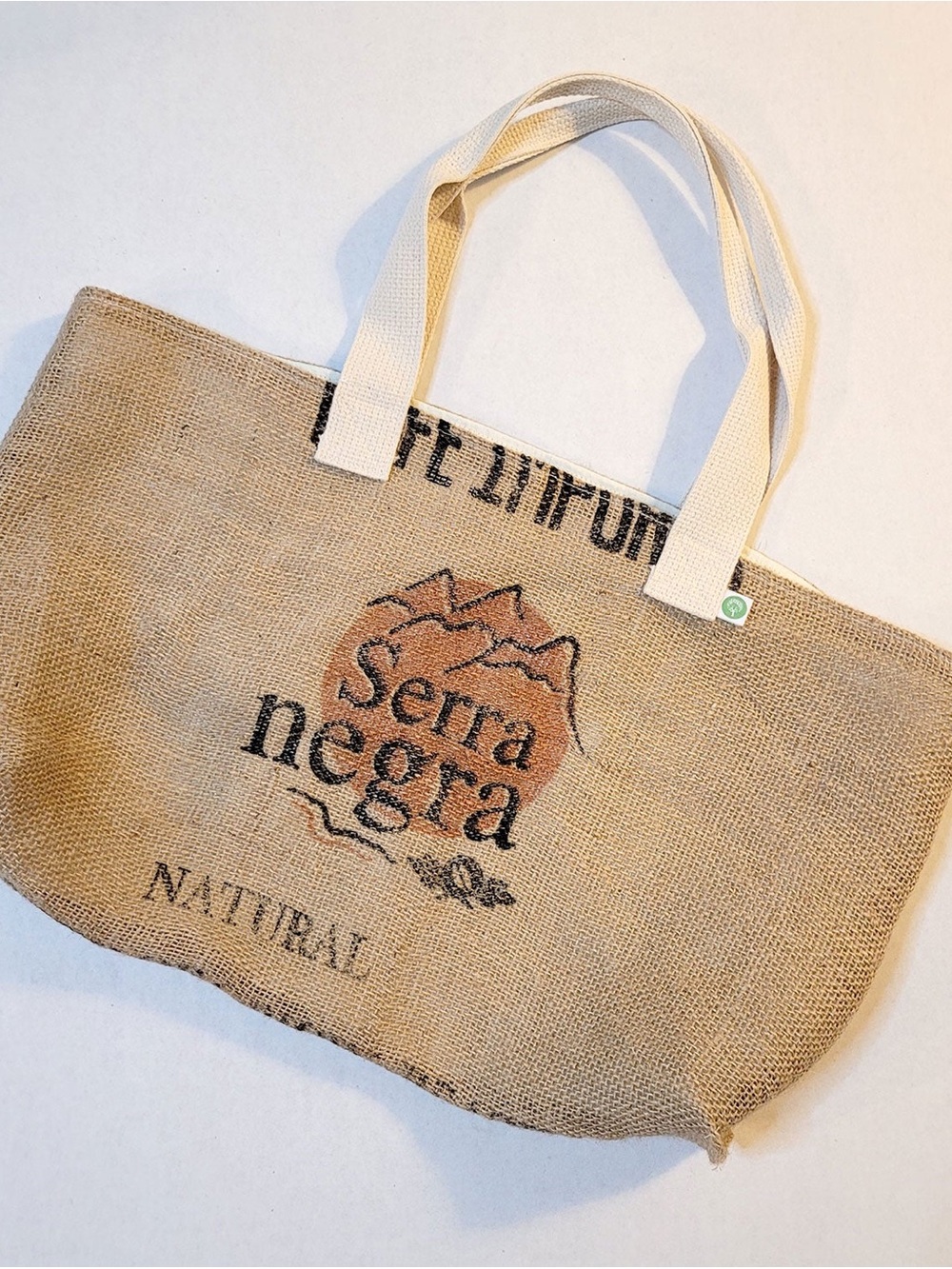 Upcycled Coffee Sack Market Tote